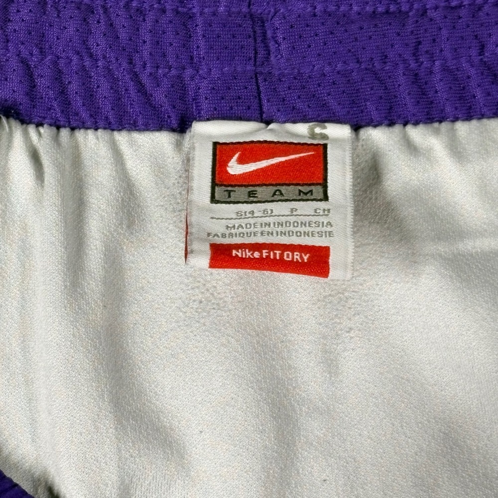Nike Team LSU Tigers Purple Yellow Running Shorts Womens Small Nike FIT DRY - Picture 4 of 6